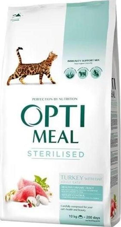 Sterilised Hindi Etli ve Yulaflı Kısırlaştırılmış Kedi Maması 10 Kg