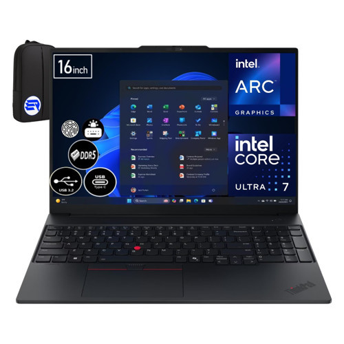 Thinkpad E16 Gen 3 21SR006RTXEP9 Ultra 7-255H 24GB Ram 2tb SSD Intel Arc 140T WIN11 Pro 16" Wuxga + Elektropasaj