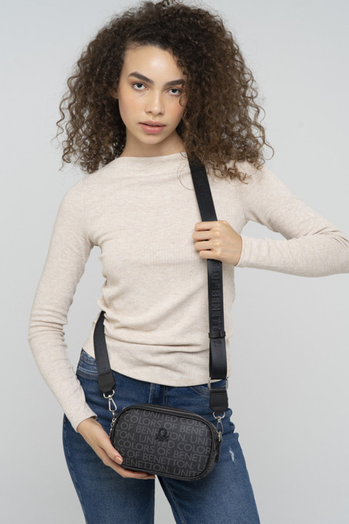 Bennetton Kadın Çapraz Çanta BNT_837 Benetton Siyah