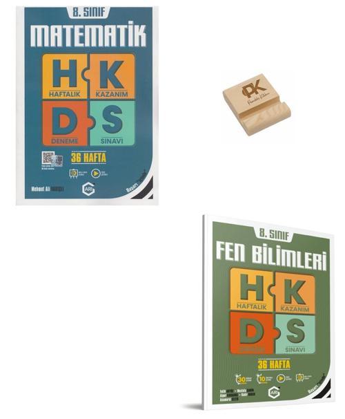 Arı LGS 8. Sınıf Matematik ve Fen Bilimleri Haftalık Kazanım Denemeleri + Telefon Standı