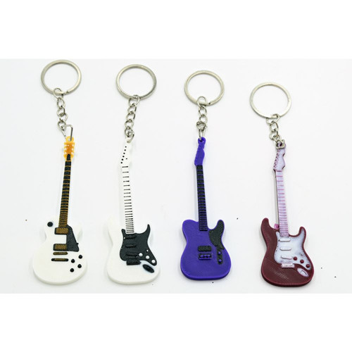 Mor Telecaster Gitar Anahtarlık