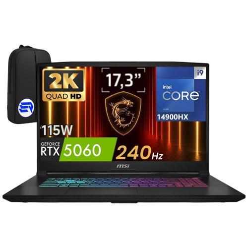 Msi Katana 17 Hx B14WFK-217TREP3 Intel Core I9-14900HX 32GB 2tb SSD RTX5060 115W WIN11 Home 17.3" Qhd 240Hz + Elektropas