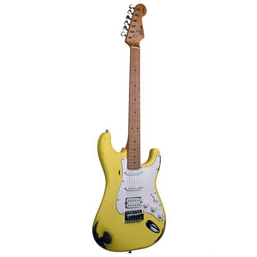 RLC-100 YLW Limited Edition Heavy Relic Elektro Gitar (Yellow)
