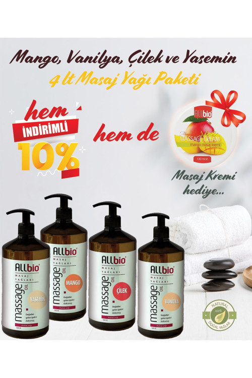 Aromaterapi Masaj Yağı 4 Lt
