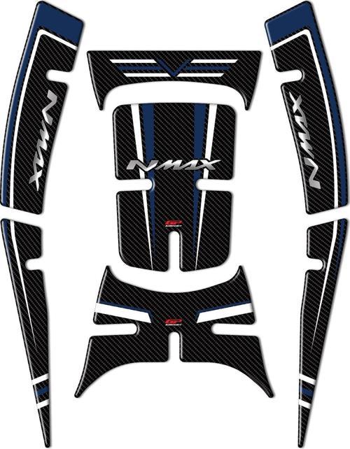 Yamaha NMAX 125 / 155 2021-2023 Uyumlu Tank Pad Seti Mavi