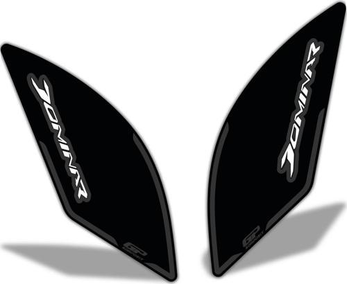 Bajaj Dominar 250 / 400 2017-2023 Uyumlu Yan Pad Siyah