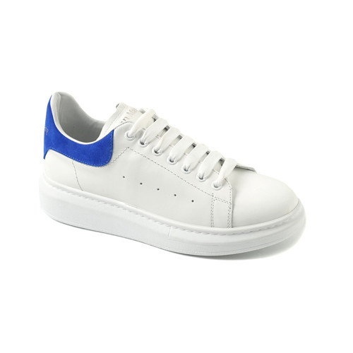 Erkek Sneaker ( Günlük) MZN-1000-204 John May Beyaz Deri/Sax Mavi Deri