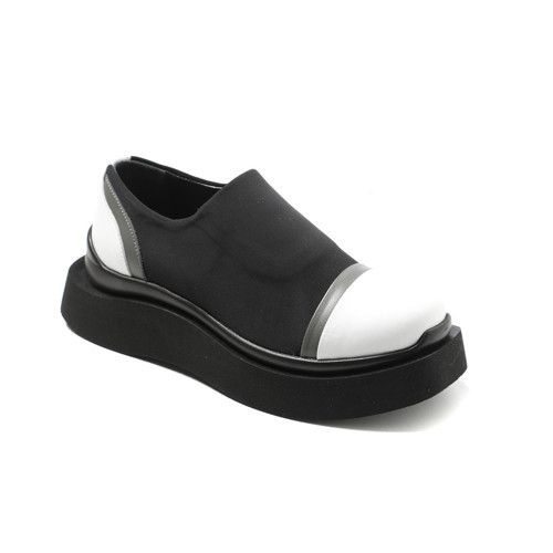Kadın Sneaker ( Günlük) GTN-20673 John May Strech Siyah-Beyaz-Koyu Gri
