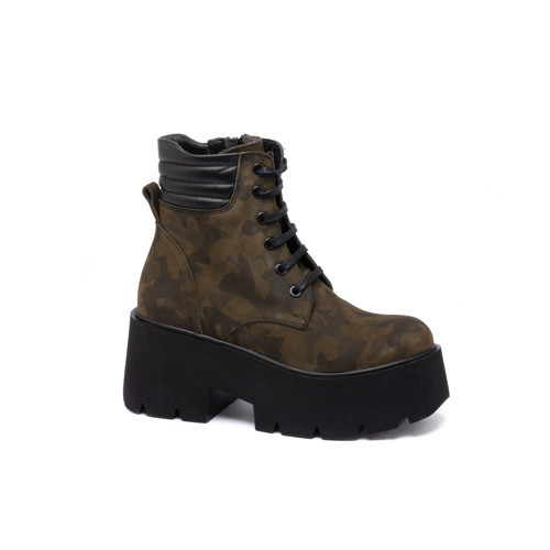 Kadın Bot GTN-120503 Ysl John May Yesıl Kamufulaj
