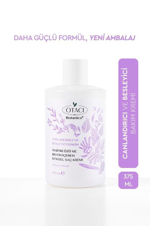BOTANİCS CANLANDIRICI VE BESLEYİCİ BAKIM 10 BİTKİ ÖZÜ VE BİOTİN İÇEREN BİTKİSEL SAÇ KREMİ 375 ML
