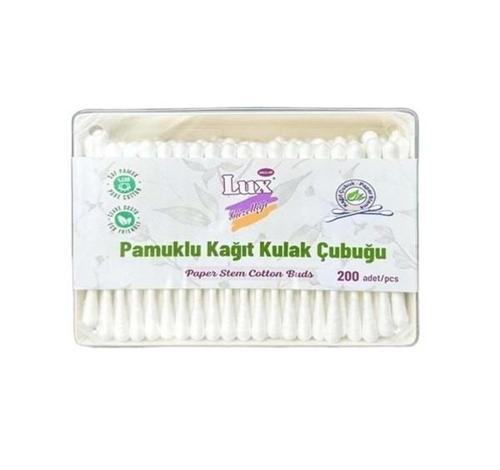 PAMUKLU KAĞIT KULAK ÇUBUĞU KARE 200'LÜ