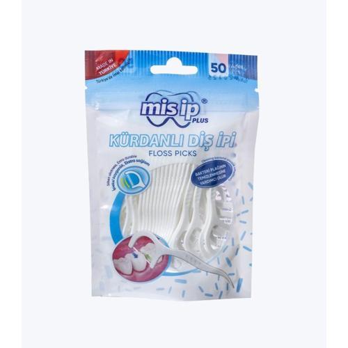 KÜRDANLI DİŞ İPİ POŞET 50 Lİ