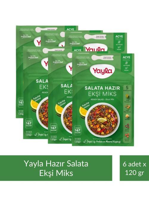 Salata Hazır Ekşi Miks 120 gr x 6 Adet