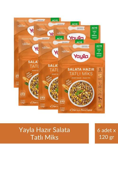 Salata Hazır Tatlı  Miks 120 gr x 6 Adet