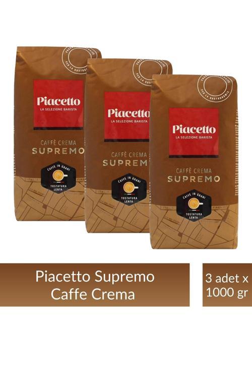 Cafe Crema Supremo Çekirdek Kahve 1 kg x 3 Adet