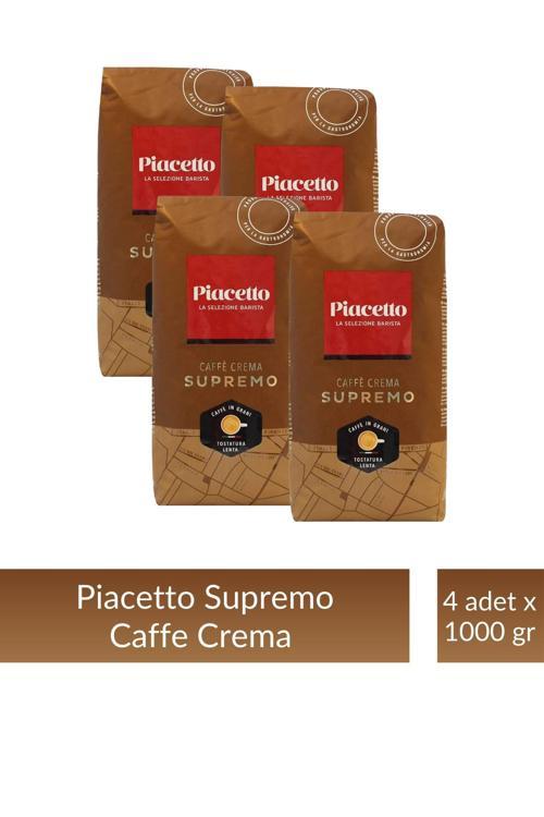 Cafe Crema Supremo Çekirdek Kahve 1 kg x 4 Adet