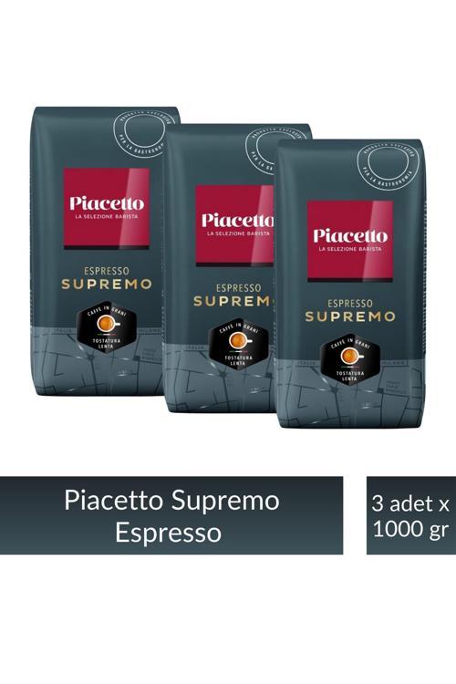 Espresso Supremo Çekirdek Kahve 1 kg x 3 Adet