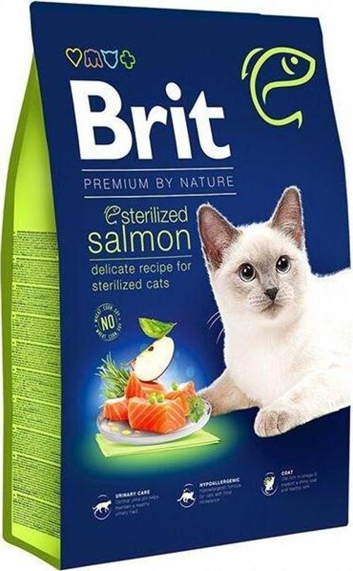 Premium By Nature Sterilised Somonlu Kısırlaştırılmış Yetişkin Kedi Maması 8 Kg