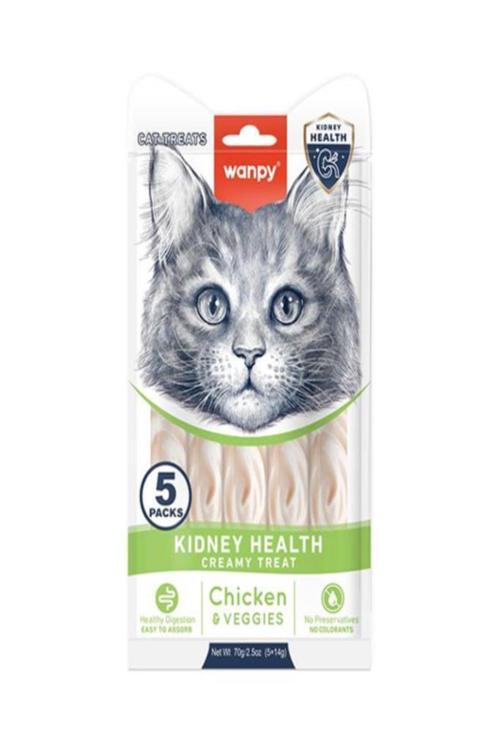 Kidney Health Tavuk&Sebze Krema 5x14 gr Kedi Ödül Maması