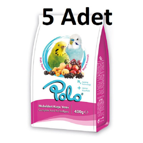 5 Adet Polo Meyve Aromalı Muhabbet Yemi 400Gr