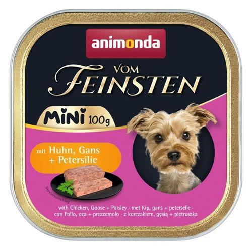 Tavuk ve Kaz Etli Mini Irk Yetişkin Köpek Konservesi 100 Gr