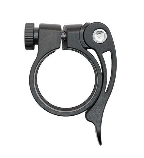 Impact Bisiklet Sele Kelepçesi SR-21, 34.9 mm, Mandallı, Alüminyum, Siyah Renk Sele Kelepçesi