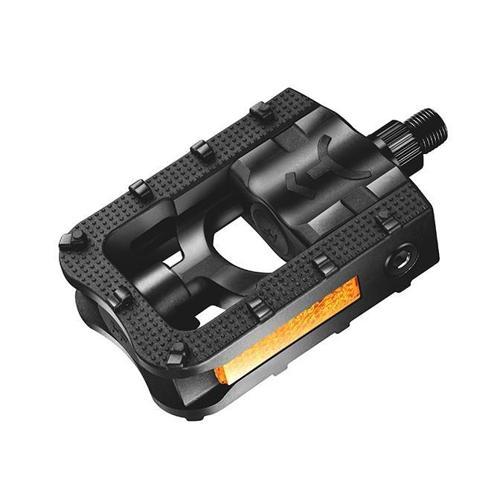Impact PDL-158 Katlanır Bisiklet Pedalı City Plastik Katlanır Reflektörlü Elektrikli Katlanır Bisiklet Pedalı Siyah 