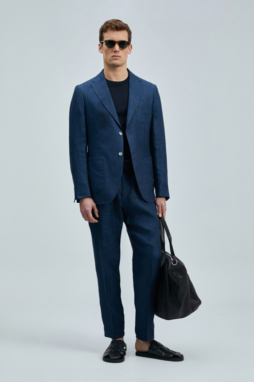 Jaques Spor Erkek Blazer Ceket Slim Fit Lacivert