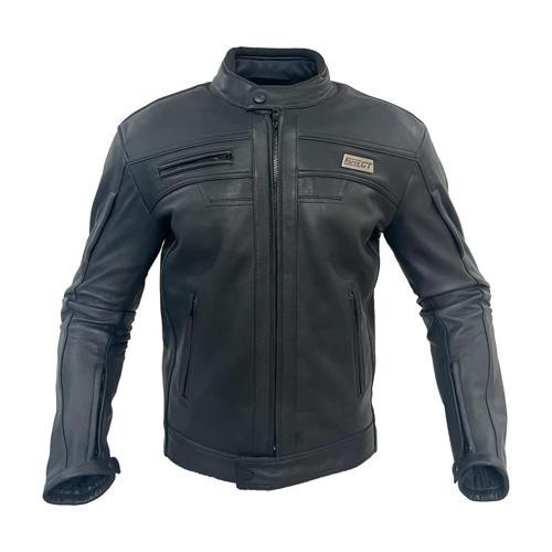 2002000 Anatolia Deri Full Koruma Mevsimlik Motosiklet Montu Large Beden Siyah