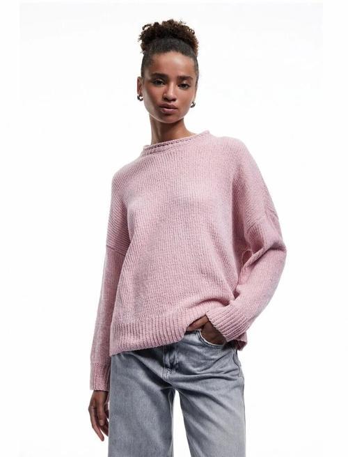 Bisiklet Yaka Basic Kadın Triko Kazak 6WAL90004IT