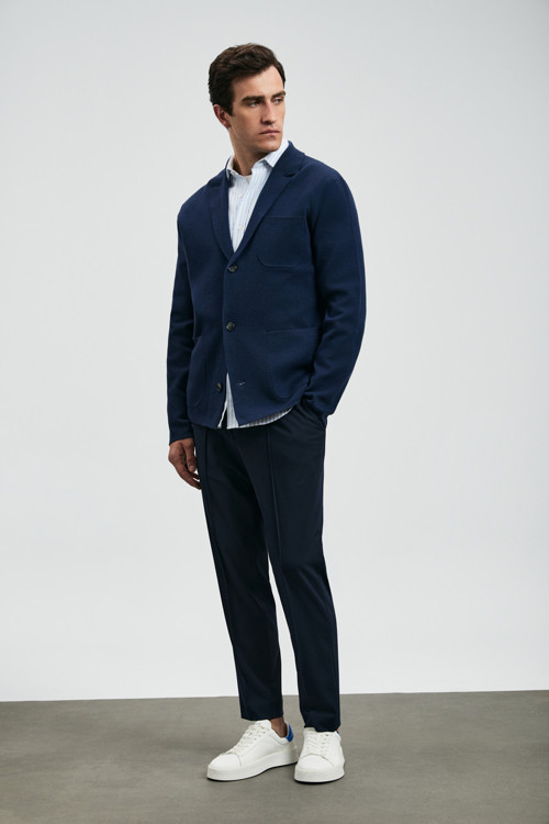 Sımon Smart Erkek Chino Pantolon Slim Fit Lacivert