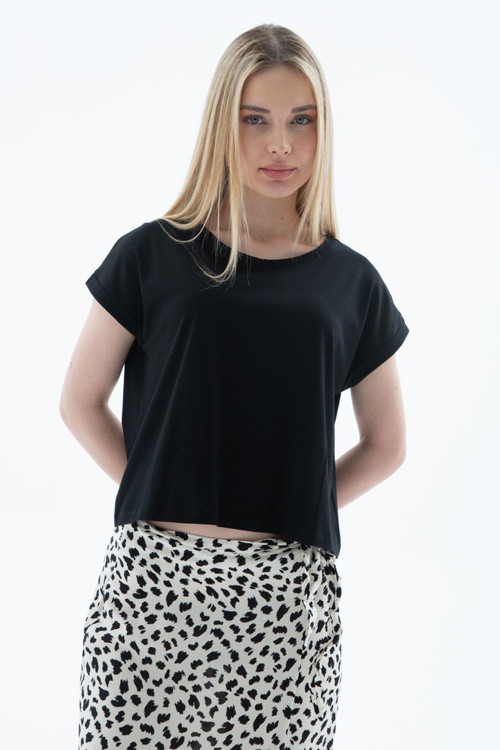 Kadın Crop T-Shirt 25Y0511K1