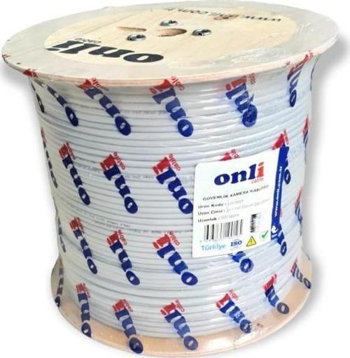 2+1 0.50mm CCTV Kamera Kablosu 500Metre Yerli Üretim