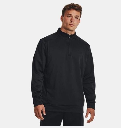 Ua Armour Fleece 1/4 Zip Erkek Sweatshirt 1373358-001