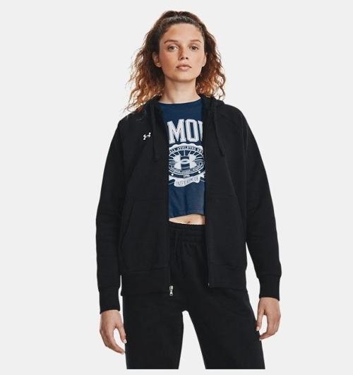 Ua Rival Fleece Fz Hoodie Kadın Eşofman Üstü 1379497-001