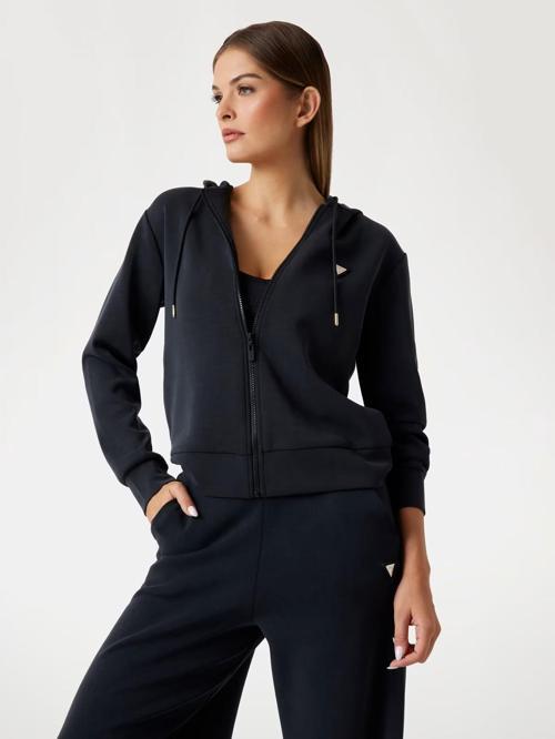 Olympe Fermuarlı Kapüşonlu Kadın Sweatshirt V4YQ06KCAY2