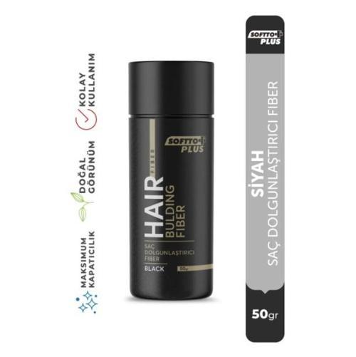 Saç Dolgunlaştırıcı Anında Dolgunluk Sağlayan Siyah Renk Fiber 50 gr