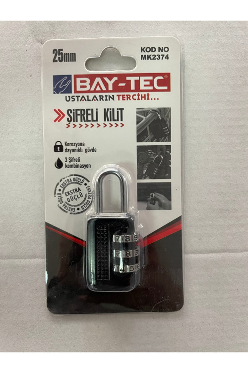 Baytech Baytec Şifreli Asma Kilit 25MM