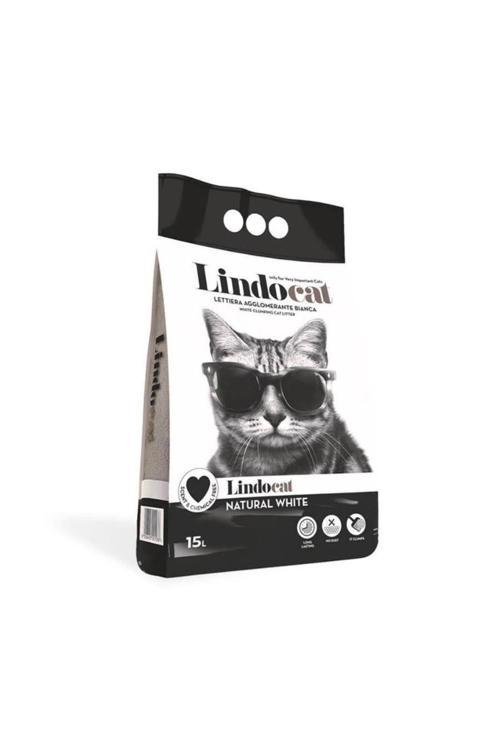 Lindo Cat Lindocat Natural Kokusuz Kalın Taneli Topaklanan Bentonit Kedi Kumu 10 Lt