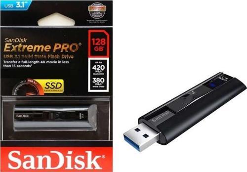 SDCZ880-128G-G46 128 GB Extreme Pro 420/380Mb/s USB 3.1 Flash Bellek