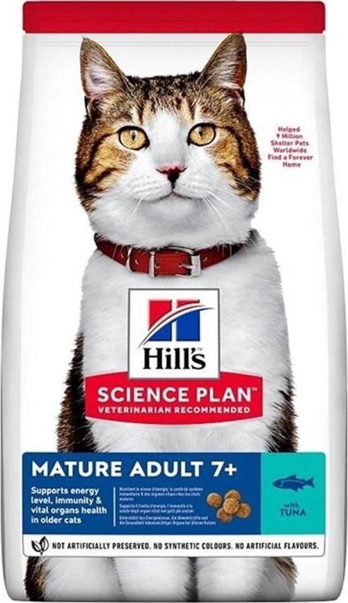 Hills Mature +7 Ton Balıklı Yaşlı Kedi Maması 1,5Kg