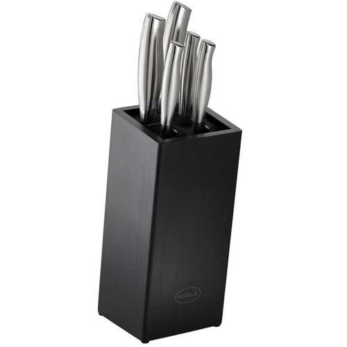 Basic Line Bıçak Seti Bambu Fırçalı Stant 6 Parça 13755