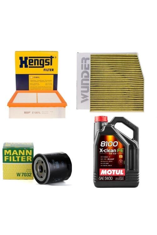 Mercedes W246 Kasa Uyumlu  B180 Cdi / D Periyodik Bakım Filtre Seti Motul Yağ