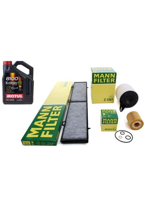 Bmw E90 Kasa 316İ Uyumlu  Periyodik Bakım Filtre Seti Motul 5W30