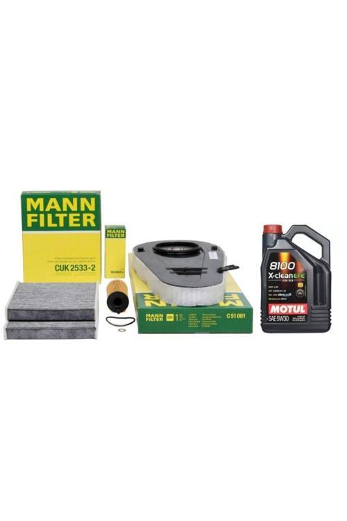 Bmw F10 Kasa (525D - 525Dx) Periyodik Bakım Filtre Seti Motul 5W30 Efe 5Lt ()