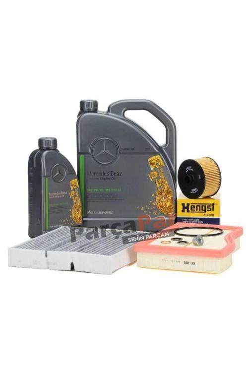 Mercedes W212 Kasa E250 Cdi Periyodik Bakım Filtre Seti Orijinal 5W30 Yağ