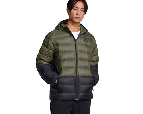 Legend Down Hooded Jacket Erkek Outdoor Montu 1385837-390 Haki