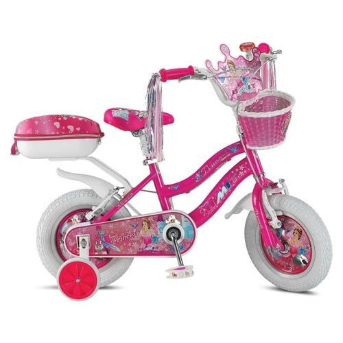 1208 PRINCESS-SEPET-V-KIZ ÇOCUK BİSİKLETİ 12 JANT PEMBE
