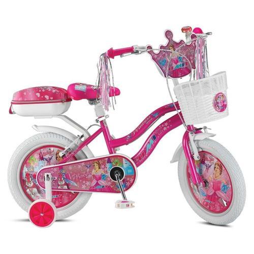 1608 PRINCESS-SEPET-V-KIZ ÇOCUK BİSİKLETİ 16 JANT PEMBE
