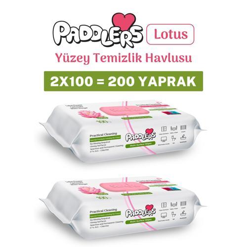 Easy Clean Lotus Çiçeği Yüzey Temizlik Havlusu 2x100 (200 Yaprak)